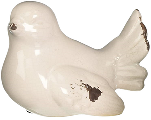 Ceramic Sitting Dove