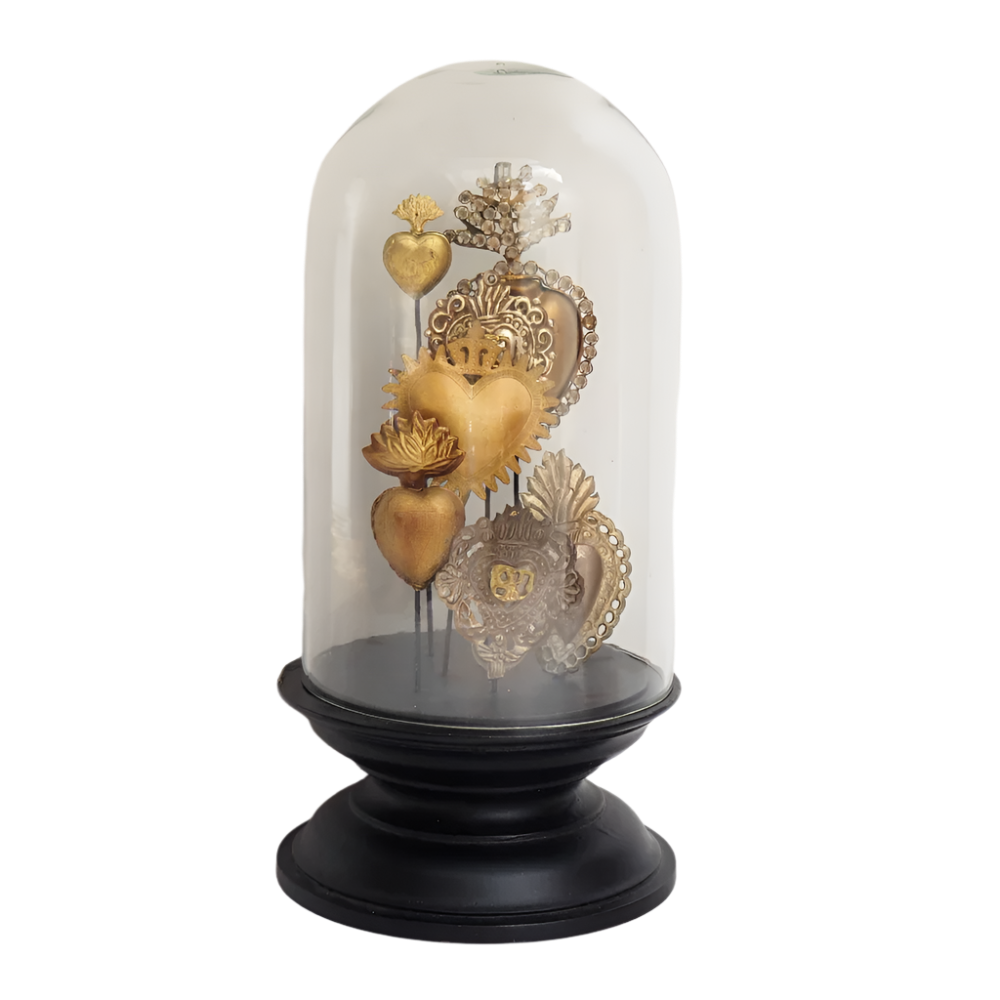 Large Ex-Voto Heart Cloche