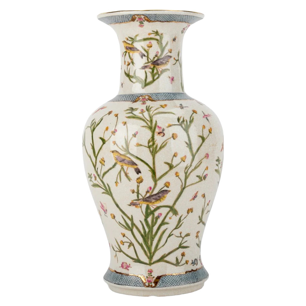 Satin Grass Porcelain Vase