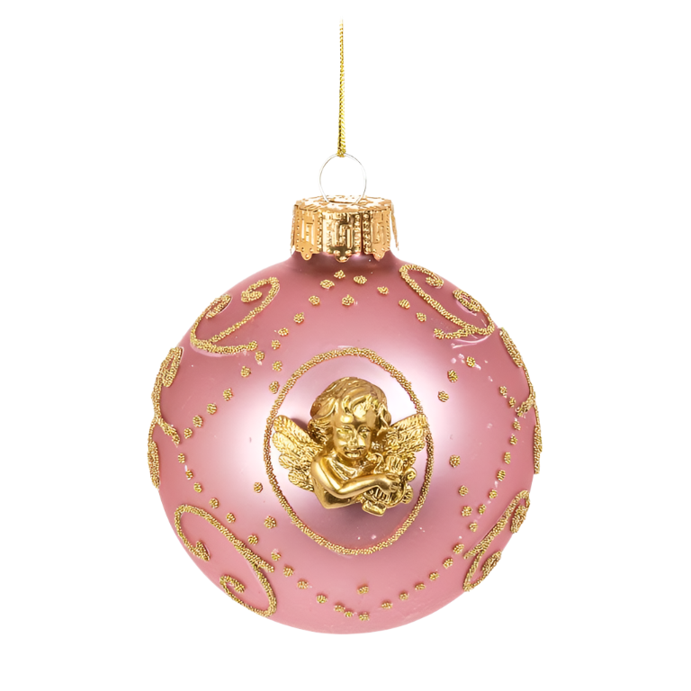 Cherub Ball Ornament