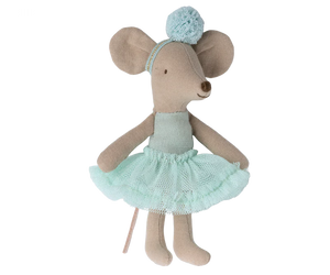 Little Sister Ballerina Mouse in Mint