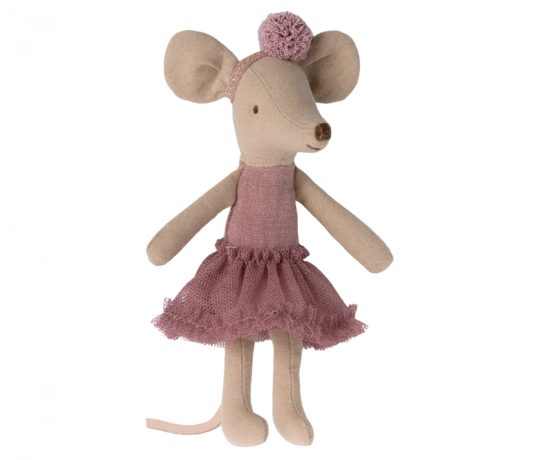 Big Sister Ballerina Mouse in Lavender