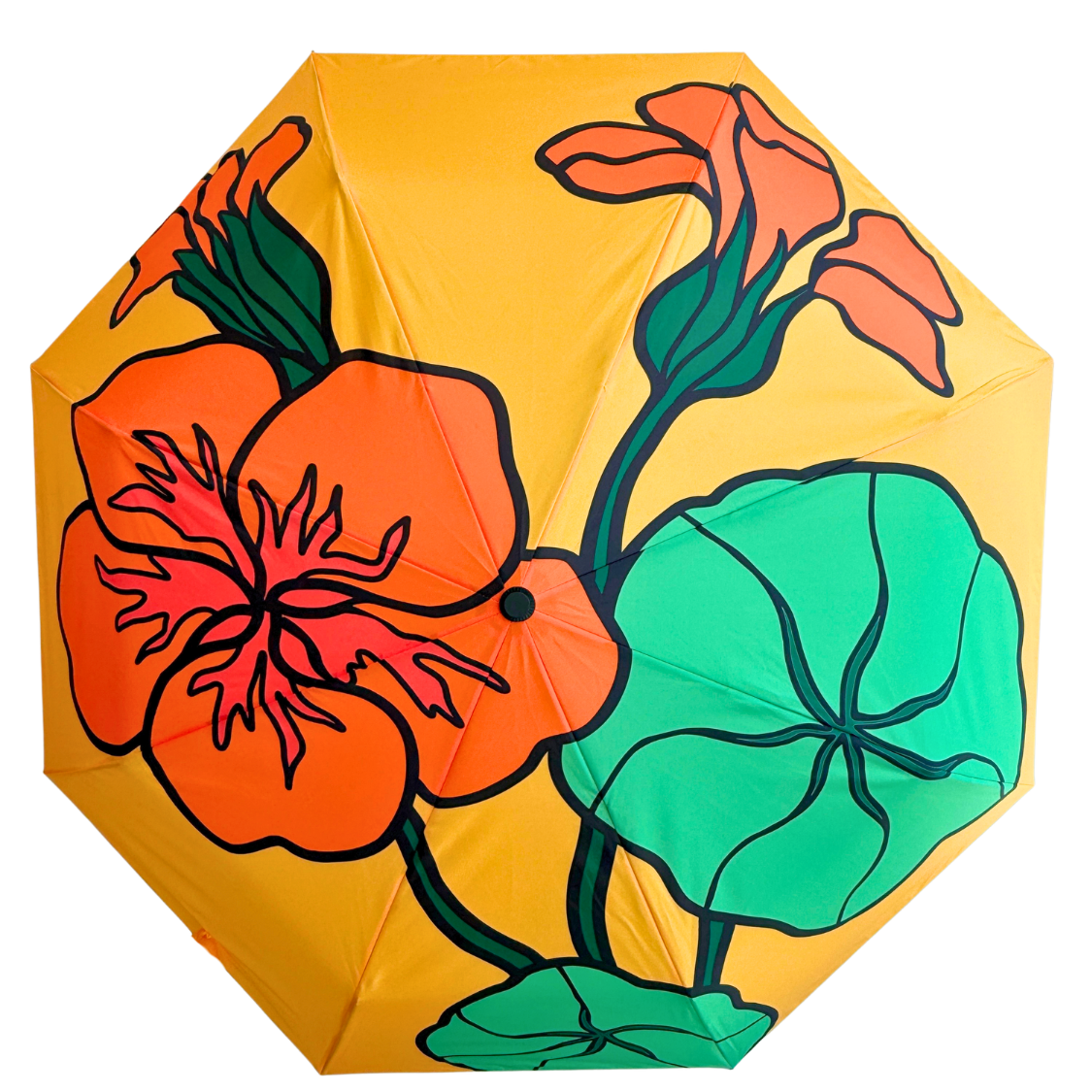 Sunset Nasturtiums Umbrella