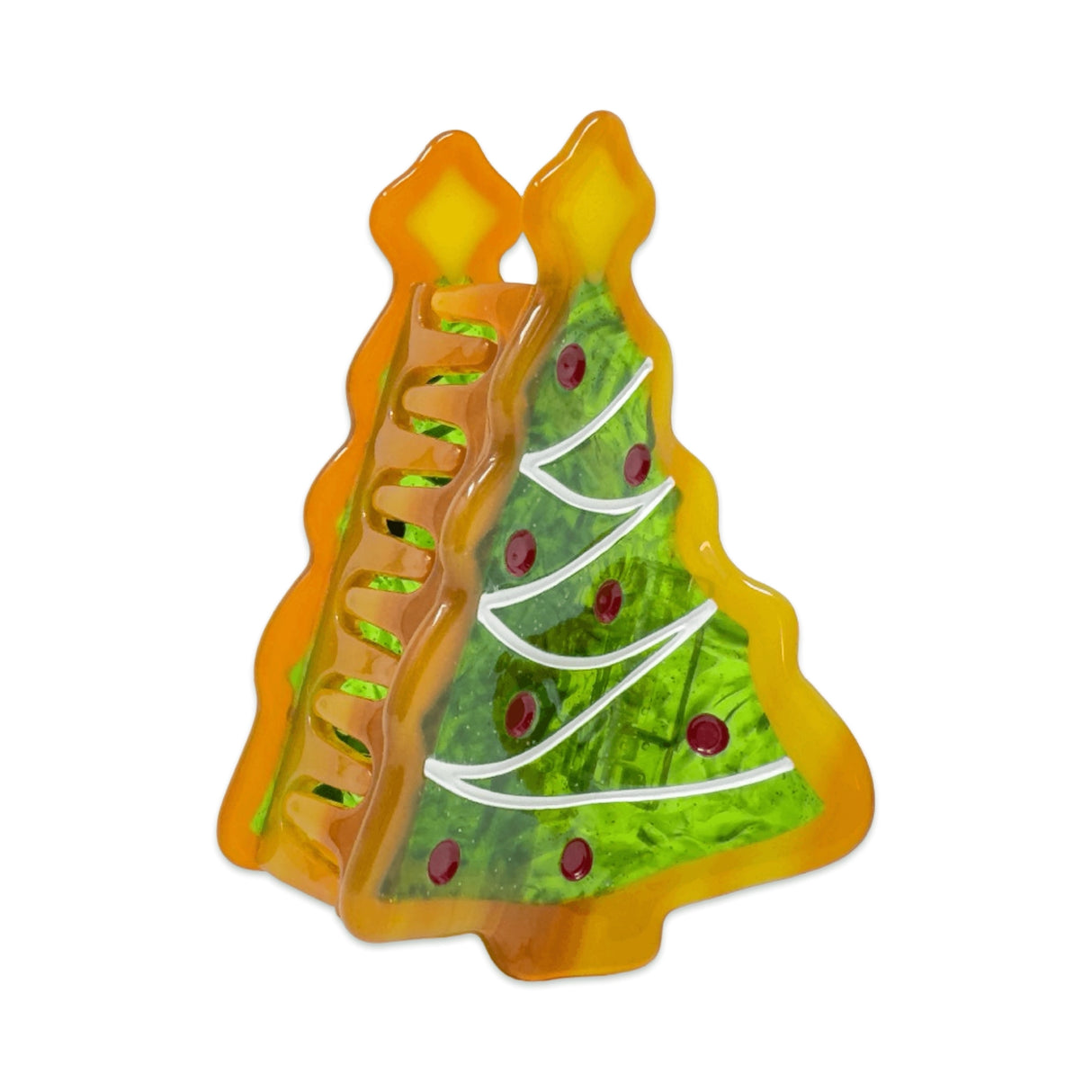 Christmas Tree Cookie Hair Clip