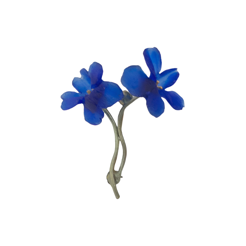 Wild Violet Dainty Brooch