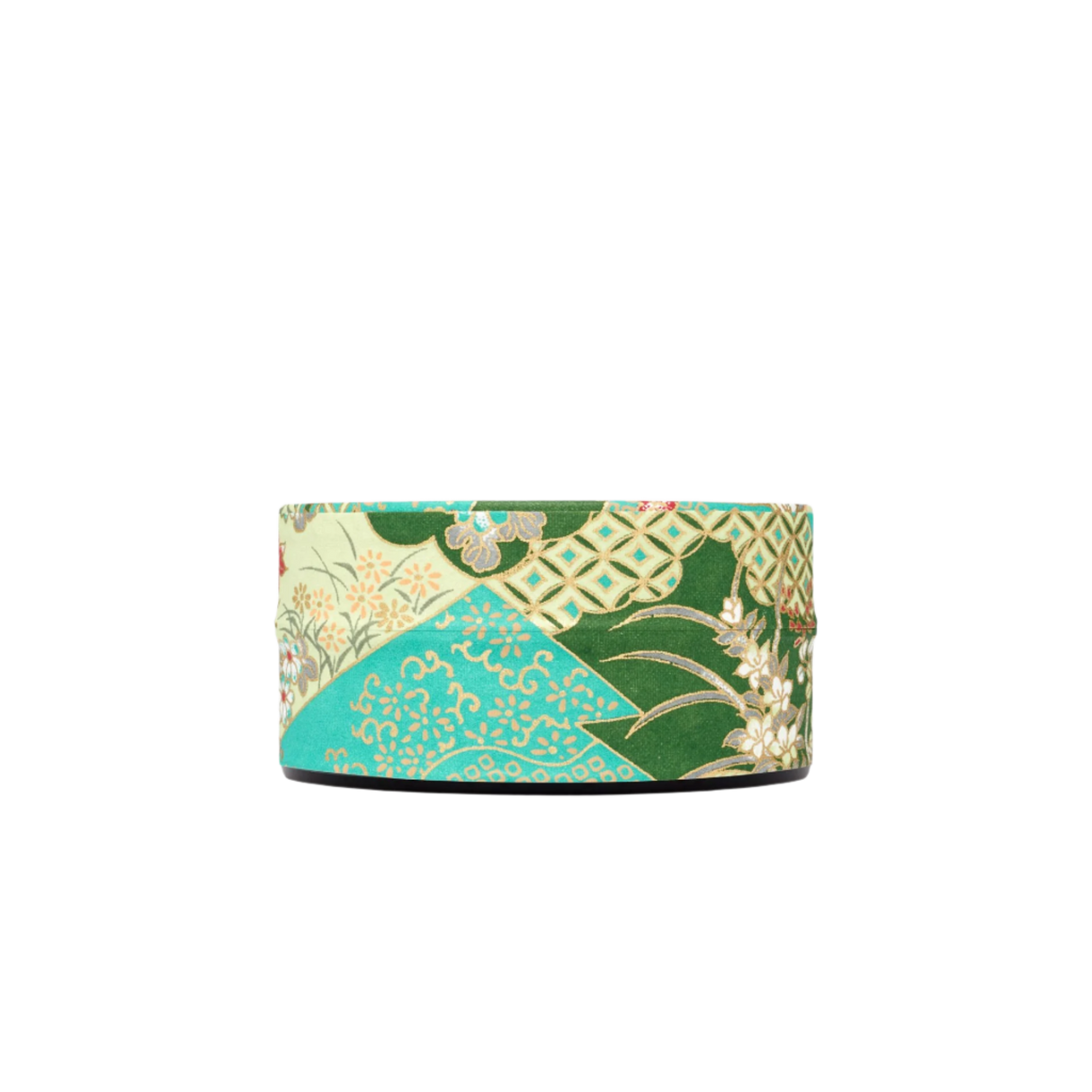 Turquoise Floral Keepsake Tin