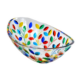 Murano Glass Flowervine Bowl