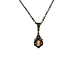Petite Blush Cameo Pendant Necklace