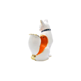 Bejeweled White Cat Box
