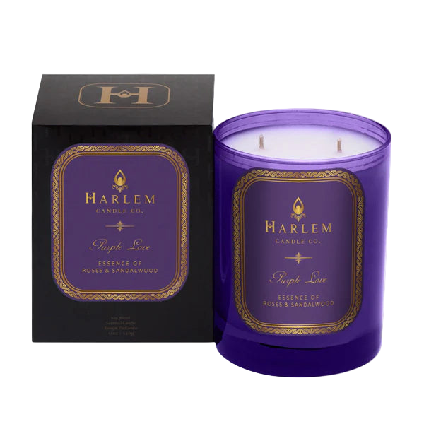Purple Love Candle
