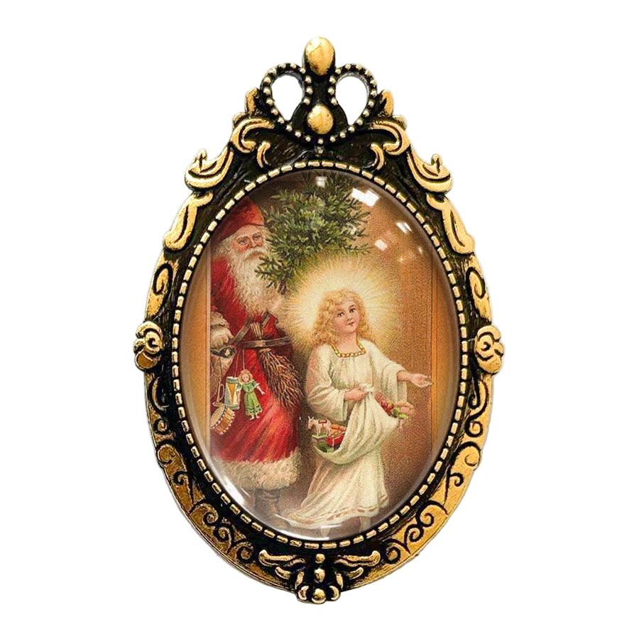 Victorian Holiday Brooch