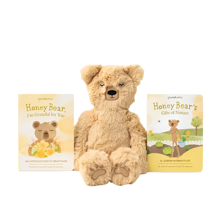 Honey Bear Plush & Book Set