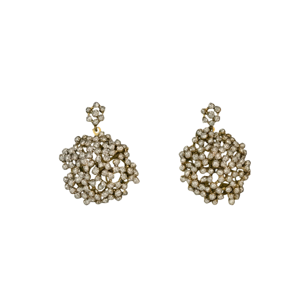 Queen Anne's Lace Statement Post Earrings