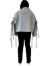 Grey Cincha Poncho