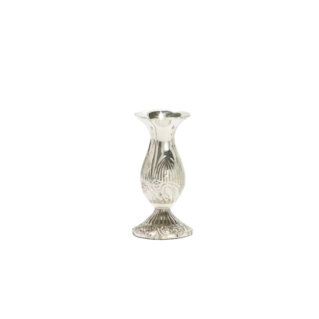 Antique-Style Silver Vase