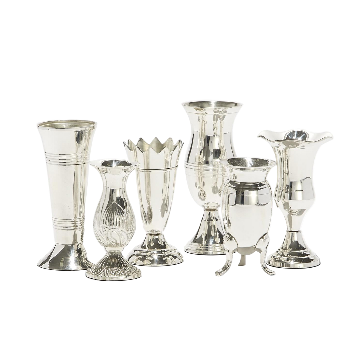 Antique-Style Silver Vase