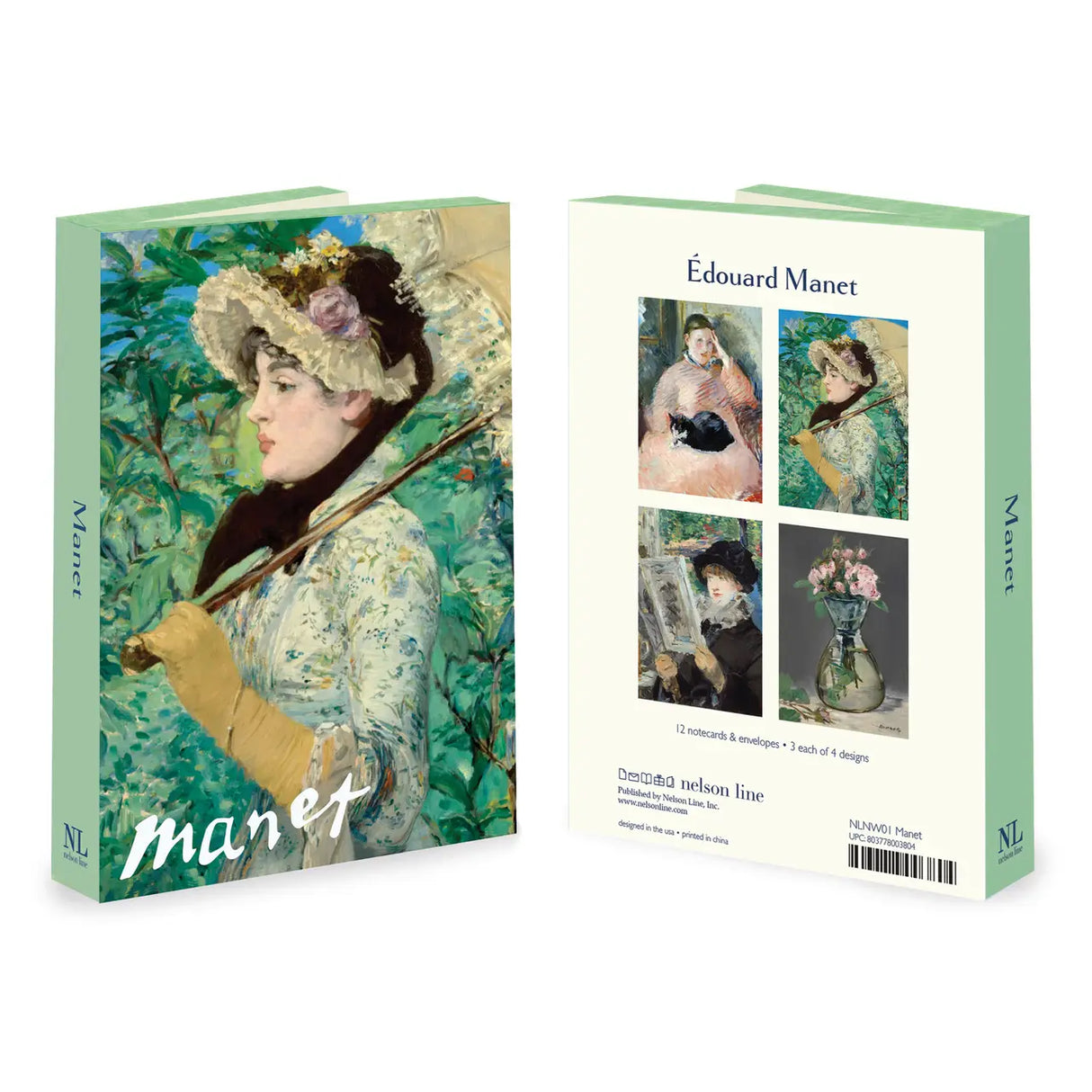 Manet Notecard Wallet