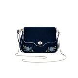 Rose Embroidered Clutch
