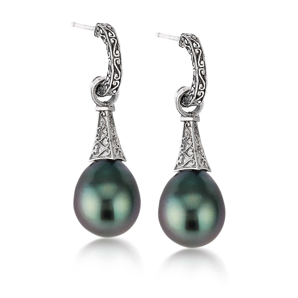 Tahitian Pearl One-of-Kind Earrings