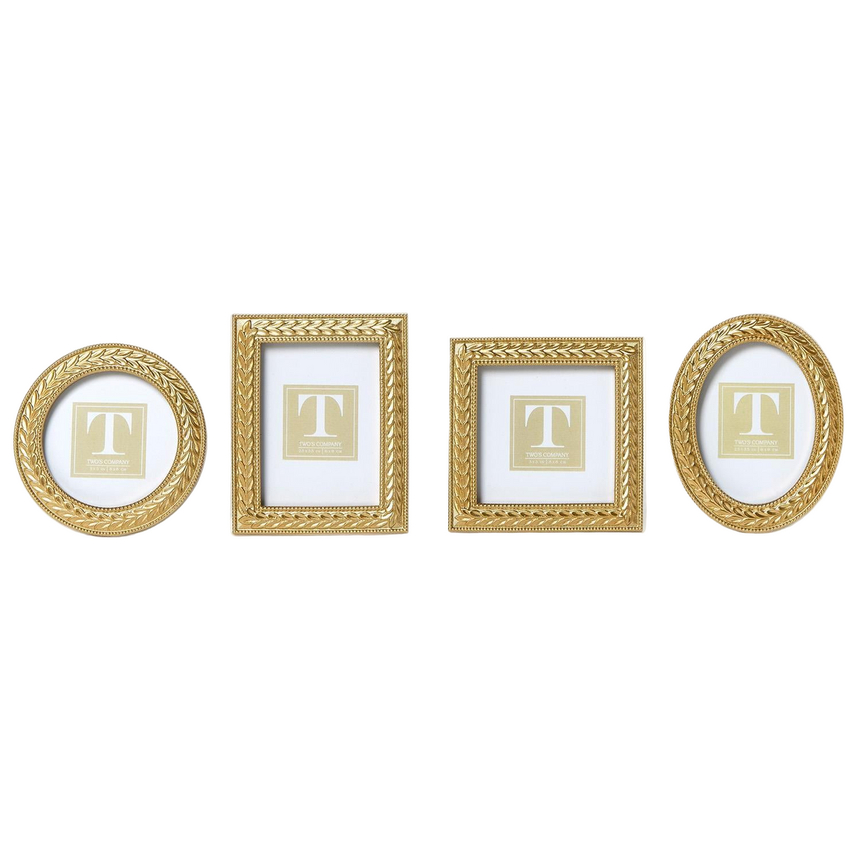 Gold Laurel Wreath Frame
