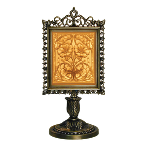 Porcelain Lithophane Victorian Lamp Stand