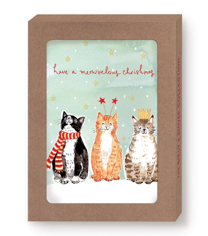 Cats Meowvelous Christmas Boxed Cards