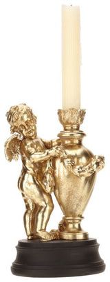 Standing Cherub Candleholder