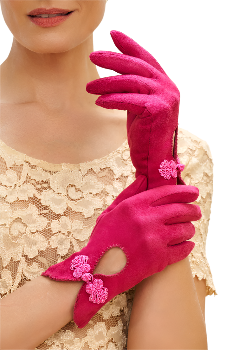 Fuchsia Suki Gloves