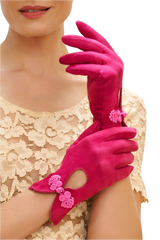 Fuchsia Suki Gloves