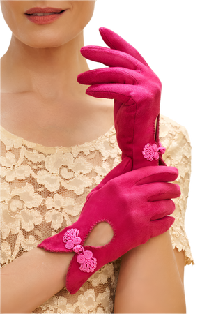 Fuchsia Suki Gloves