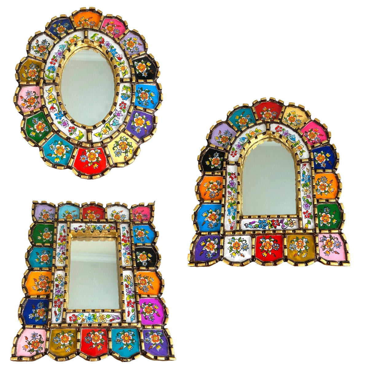 Peruvian Rainbow Mirror