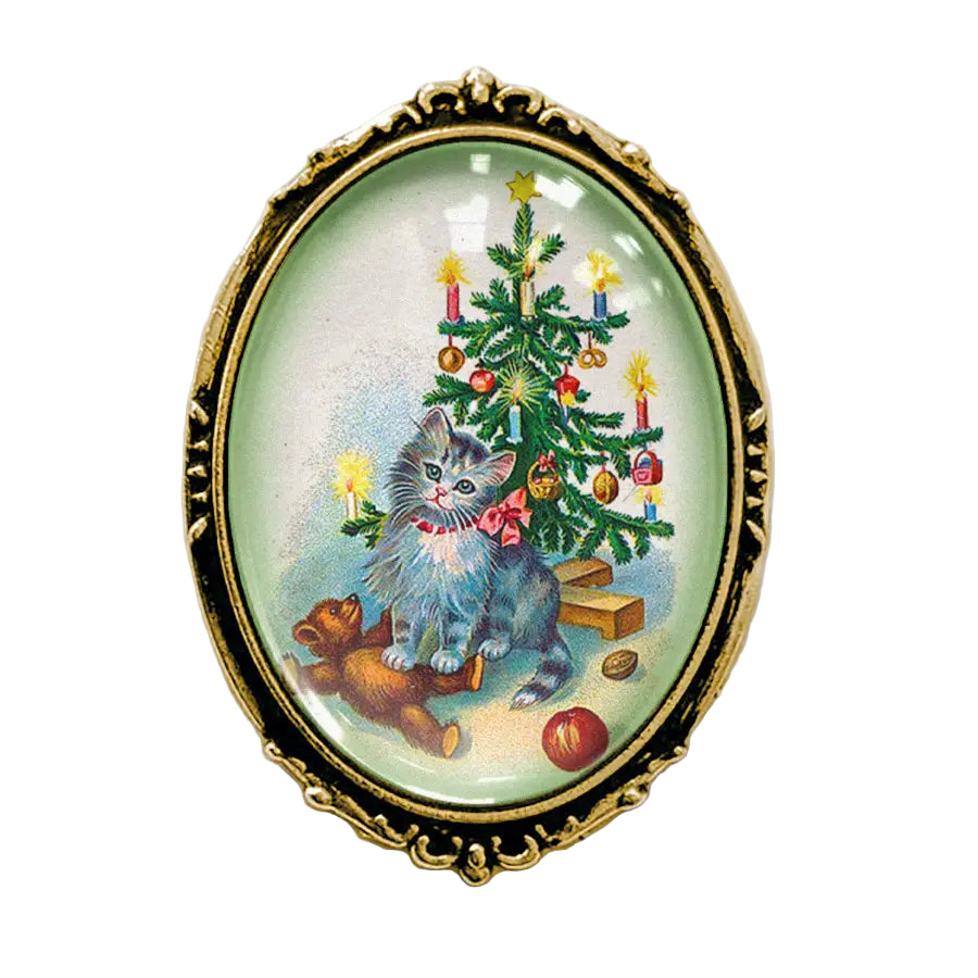 Victorian Holiday Brooch