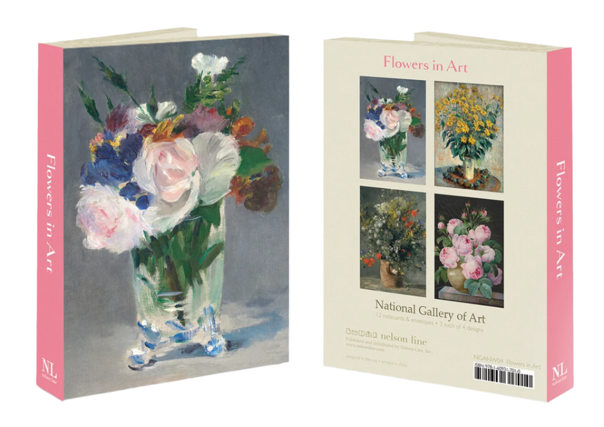 Flowers in Art Wallet Notecard Set