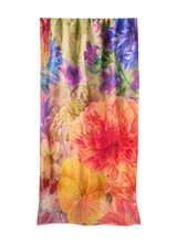 Linen Bountiful Blooms Scarf