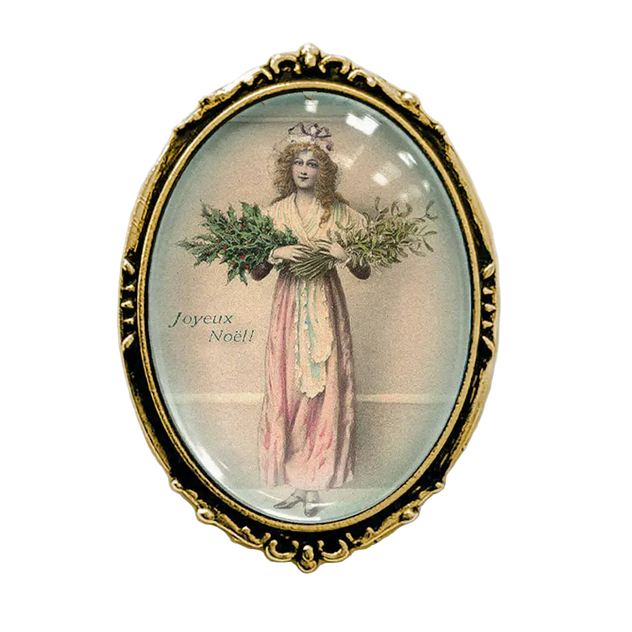 Victorian Holiday Brooch