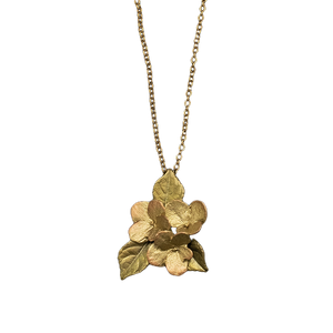 Hydrangea Leaf 18" Pendant Necklace