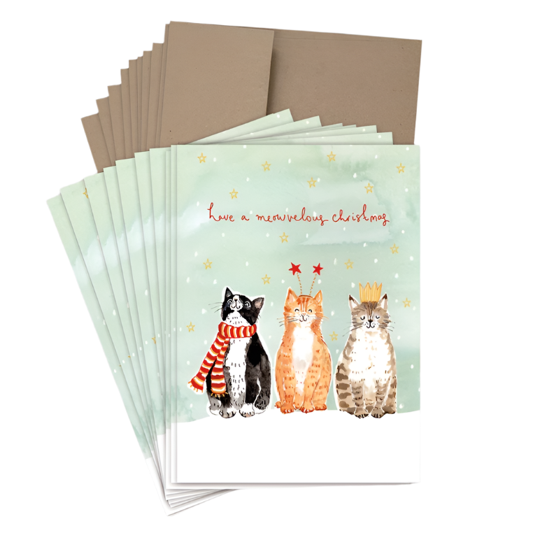 Cats Meowvelous Christmas Boxed Cards