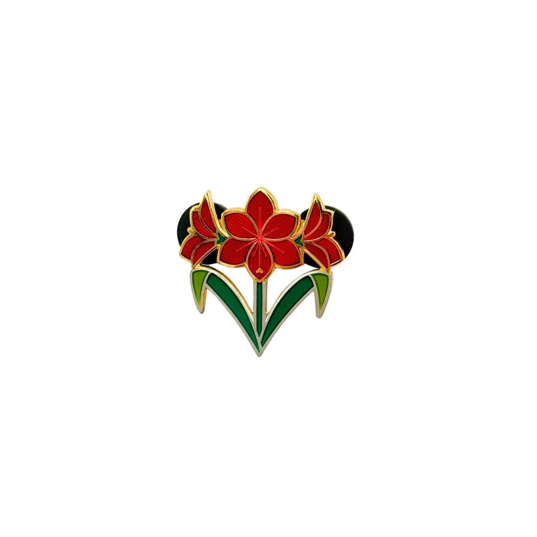 Amaryllis Enamel Pin
