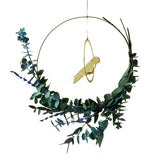 Brass Bird Hanging Mobile