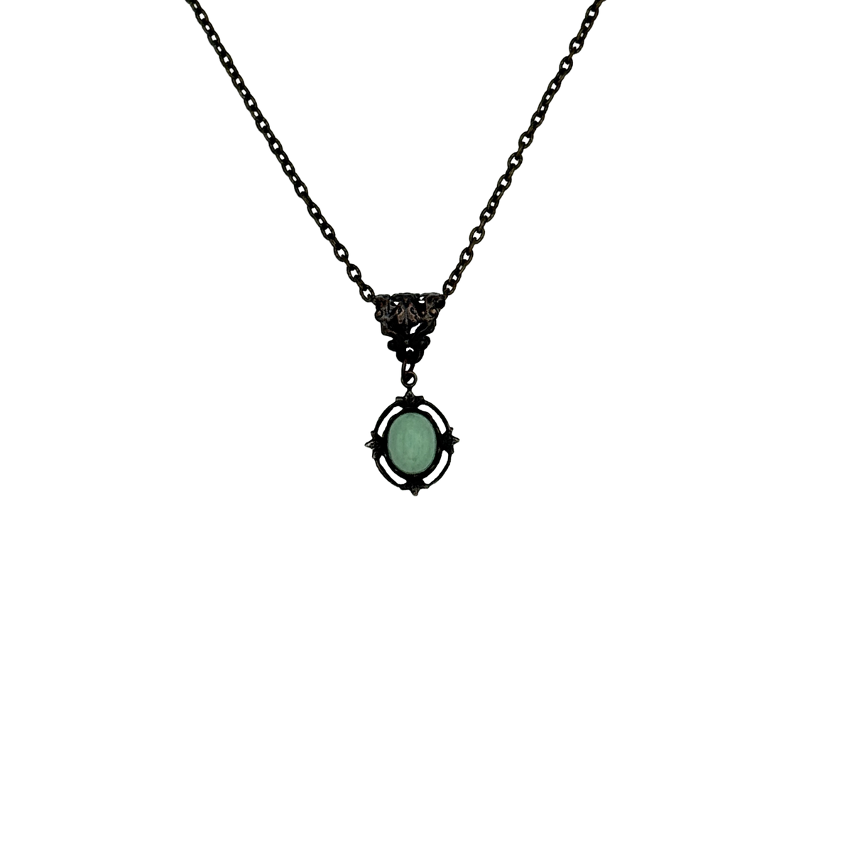 Aventurine Gemstone Pendant Necklace
