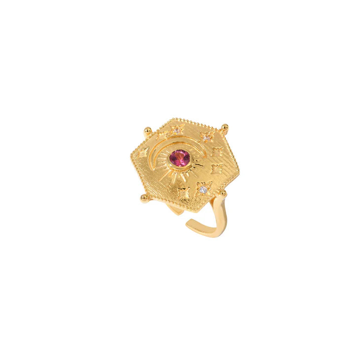Moon Tourmaline Ring
