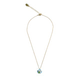 Forget Me Not Cluster Pendant Necklace