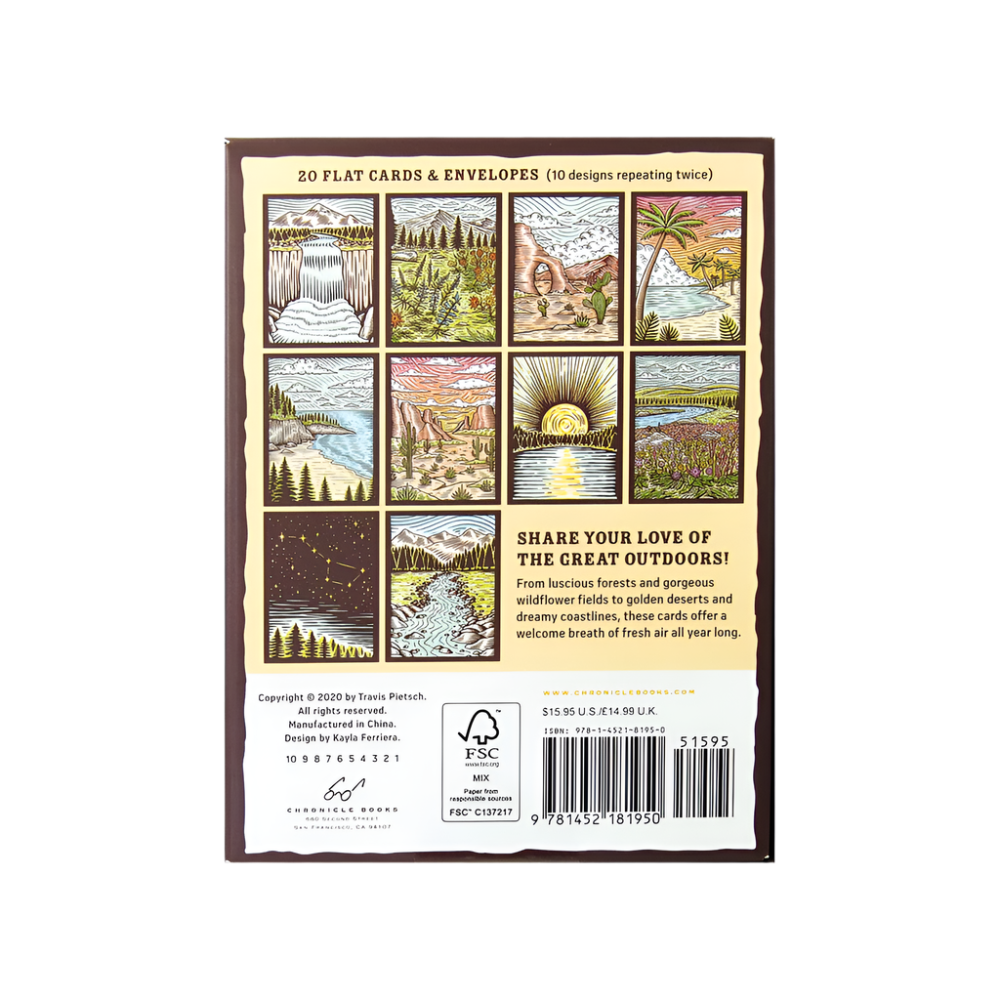 Great Outdoors Correspondence Cards
