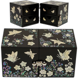 Butterfly Cube Jewelry Box