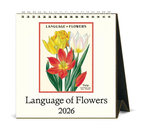 2026 Language of Flowers Desk Calendar