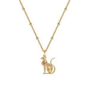 Gold Enduring Magic of the Cat Necklace