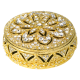 Gold Windsor Round Box