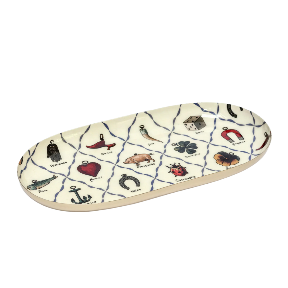 Charms Enamel Tray