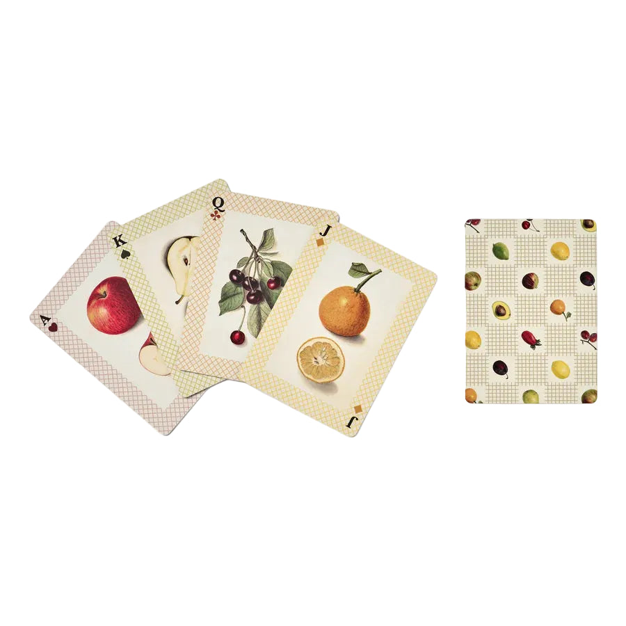 Watercolor Fruits Single Playing Card Deck