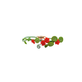 Crochet Nasturtium Trailing Vine Bracelet